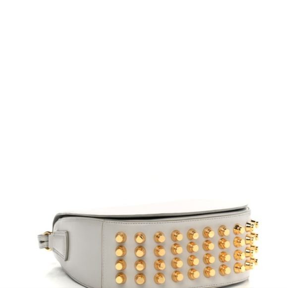 🌸ALEXANDER WANG Calfskin Small Lia Sling Crossbody Pale Gold Hardware - Picture 3 of 12